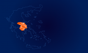 Viotia, Corinth, Fthiotida, Fokida, parts of Achaia and Northern Evia